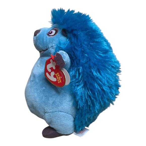 TY Blue Cuatro the Hedgehog Beanie Toy NWT - Picture 2 of 7